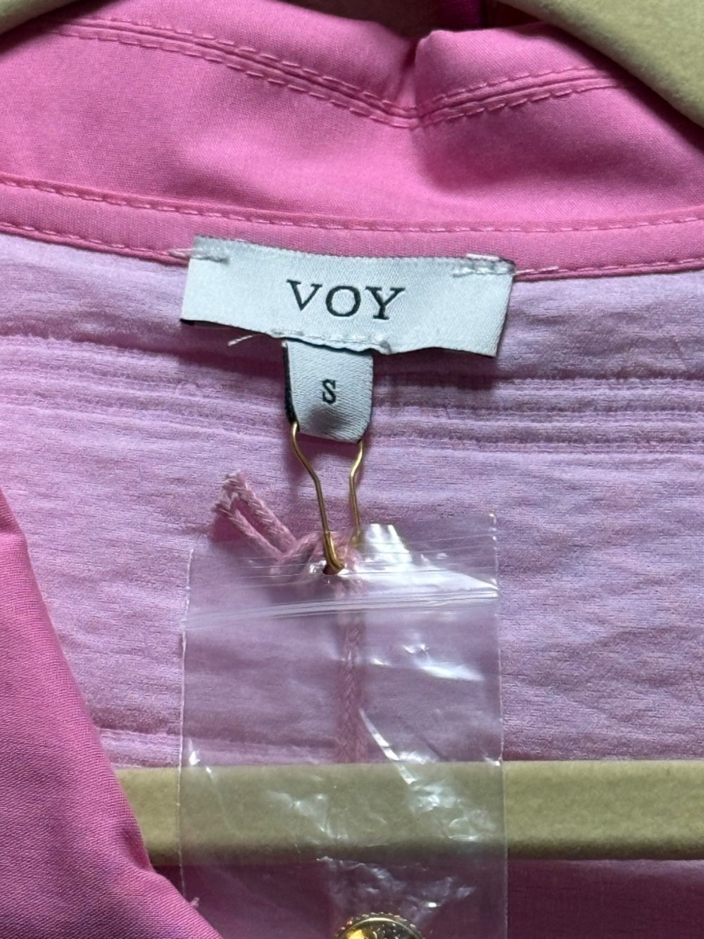 NWT VOY Blouse (Sm) - Picture 3 of 3